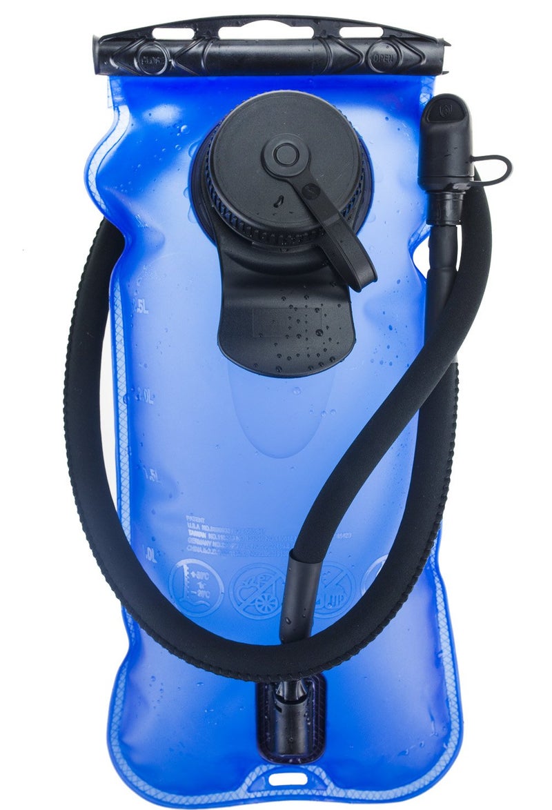 WACOOL 3L 3Liter 100oz BPA Free EVA Hydration Pack Bladder, Leak-Proof Water Reservoir (Blue(Double Opening)) - Image 1